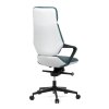 BONTEC Kancelárske kreslo, synchrónny mechanizmus, šedá ekokoža, KA-T8426 GREY (Farba Šedá)