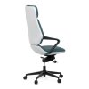 BONTEC Kancelárske kreslo, synchrónny mechanizmus, šedá ekokoža, KA-T8426 GREY (Farba Šedá)