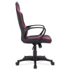 BONTEC Herné kreslo, hojdací mechanizmus, čierna ekokoža, KA-Y207 PINK (Farba Čierna)