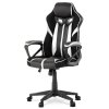 BONTEC Herné kreslo, hojdací mechanizmus, strieborná ekokoža, KA-Y341 SIL (Farba Strieborná)