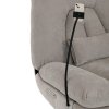 BONTEC Polohovacie kreslo, elektrické zabudované ovládanie, šedá, látka, TV-7089 GREY2 (Farba Šedá)