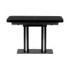 BONTEC Jedálenský stôl rozkladací 120x80cm, mdf, čierna, HT-D1926 BK (Farba Čierna)