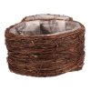 BONTEC Obal prútený - farba prírodná, cena za sadu 2 ks (Farba Hnedá)