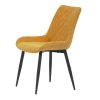 BONTEC Jedálenská stolička, hnedá, látka, DCL-218 BR2 (Farba Žltá)