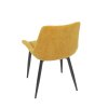 BONTEC Jedálenská stolička, hnedá, látka, DCL-218 BR2 (Farba Žltá)
