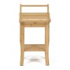 BONTEC Taburet, bambus, prírodný, DR-B063 NAT (Farba Prírodné)