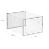 BONTEC Botník, plast, biela, ABO-E1008 WT (Farba Biela)