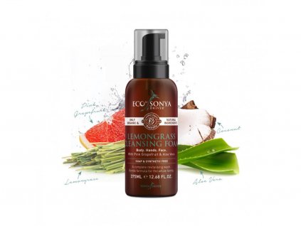 prirodni sprchova pena jemna eco by spnya foaming body wash 375 ml