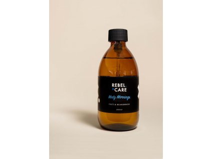 xRebel care minty mornings face and beard wash refill 300ml