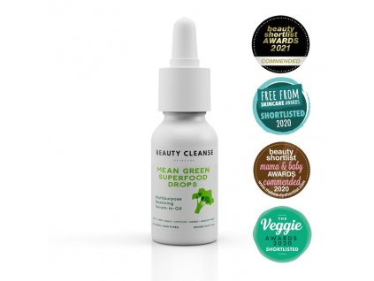 beauty cleanse skincare restoring green superfood drops serium in oil
