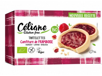 celiane malinove tartaletky 130g