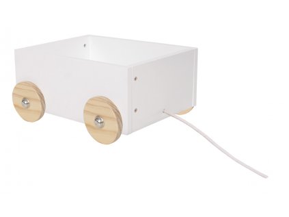Úložný box na kolečkách ze dřeva - malý H13213