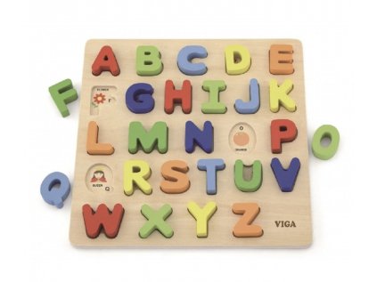 Dřevěná abeceda 3D Viga