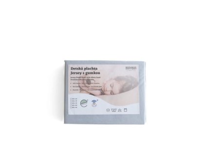 Prostěradlo 200x90 sivá 140 g