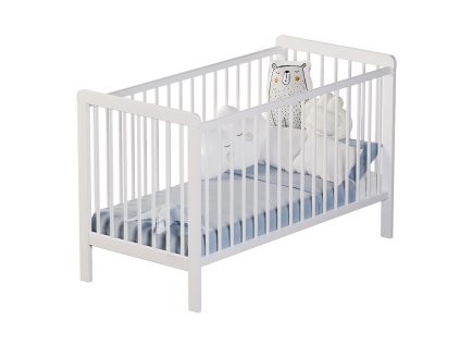 Dětská postýlka Basic bílá 120x60 3