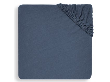 Detská bavlnená plachta Jolly 120x60 Jeans blue
