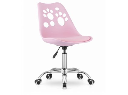 Dětská kancelářská židle LABKA růžová