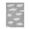 Detský koberec Clouds sivý