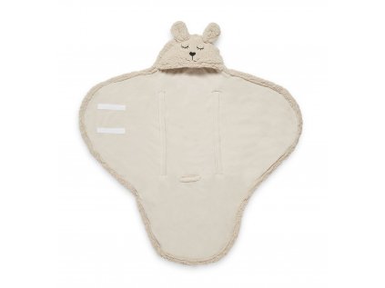 Detská Wrap deka Bunny Jollein 75x100cm béžová