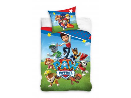 Detské bavlnené obliečky Paw patrol modré