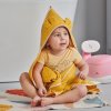 Skumi detská osuška s kapucňou žltá