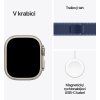 2941 5 apple watch ultra 3 2025 49mm prirodni titan s modrym jasne modrym trailovym tahem m l
