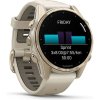 2326 2 garmin fenix 8 43mm amoled sapphire soft gold fog grey