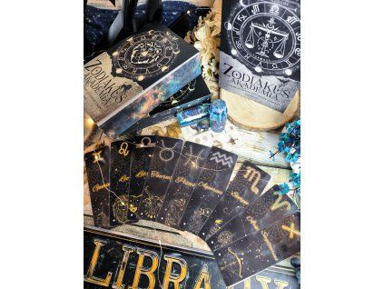 Zodiac Academy Komplettes Lesezeichen-Set - Gold