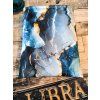 Blue & Gold Marble Book Sleeve