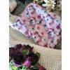 Pink Floral Book Sleeve