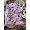 Pink Floral Book Sleeve