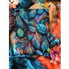 Turquoise, Leaf-patterned Book Sleeve