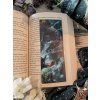 Dark green reading dragon bookmark 3