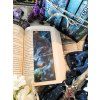 Dark green reading dragon bookmark 3