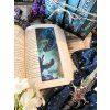 Dark green reading dragon bookmark 4