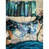 Dark green reading dragon bookmark set
