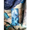 Duotone Teal Reading Dragon Bookmark 3