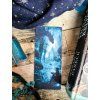 Duotone Teal Reading Dragon Bookmark 5