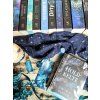 Duotone Teal Reading Dragon Bookmark SET