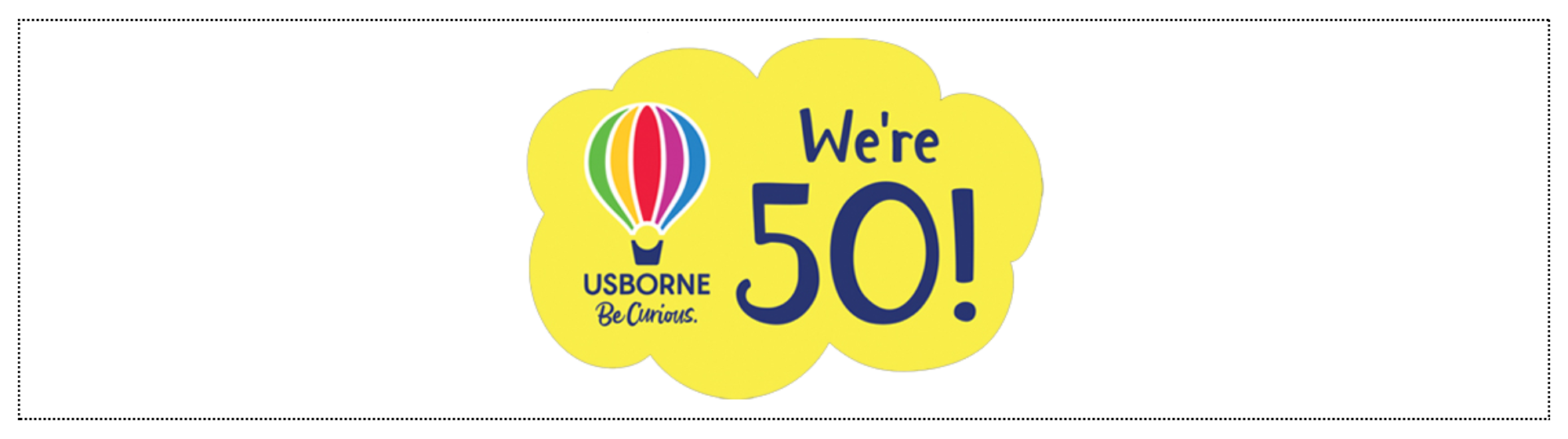 🎉 Nakladatelství Usborne slaví 50. narozeniny!