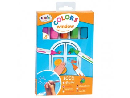 Okenní křídové fixy pastelové barvy 1