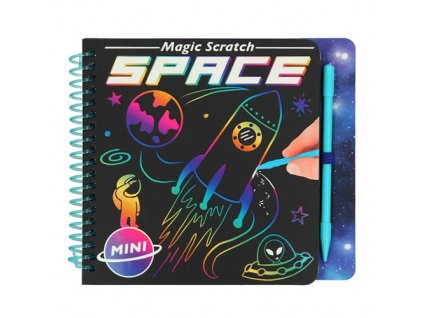 Magic Scratch Space Mini (škrabací sešit) 1