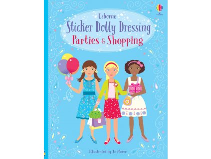Sticker Dolly Dressing Parties & Shopping 1