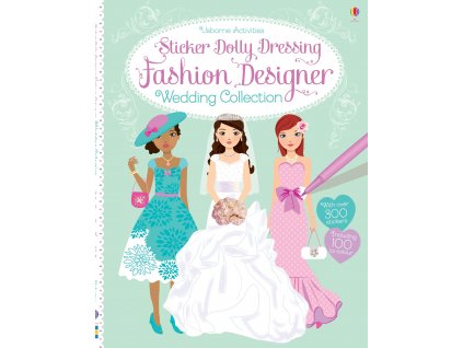 Sticker Dolly Dressing Fashion Designer Wedding Collection