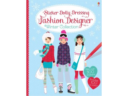 Sticker Dolly Dressing Fashion Designer Winter Collection