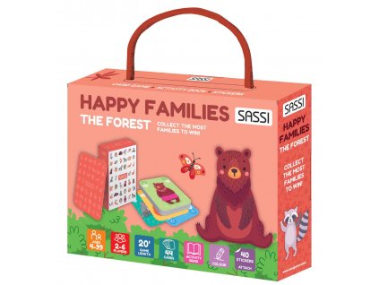 Card Games Happy Families The Forest 9788830313033 Box