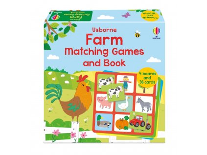 Farm Matching Games and Book 9781803706924 hra bingo kniha farma 1