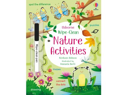 Wipe Clean Nature Activities 9781801319188 mazatelny sesit priroda 1