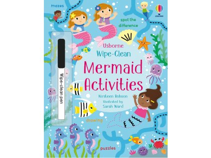 Wipe Clean Mermaid Activities mazatelny sesit morske panny 9781801319195 1