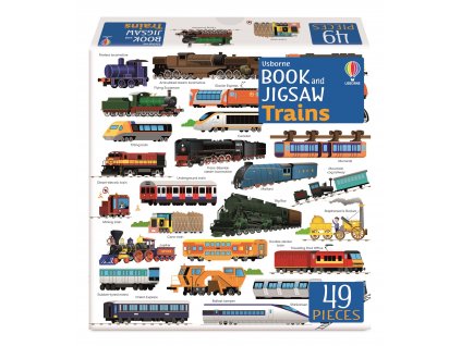 Usborne Book and Jigsaw Trains 1